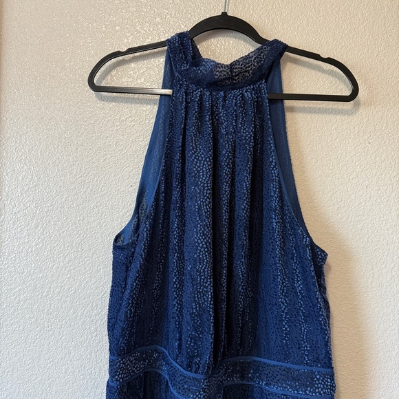 Anthropologie Elevenses Sz 14 Elegant Navy Jumpsuit - Picture 2 of 10